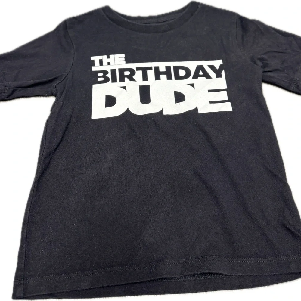 The Children’s Place “The Birthday Dude” T-Shirt | Size 3T 🎉🖤